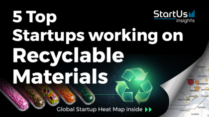 Discover 5 Top Startups working on Recyclable Materials