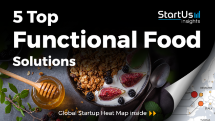 Discover 5 Top Functional Food Solutions developed by Startups