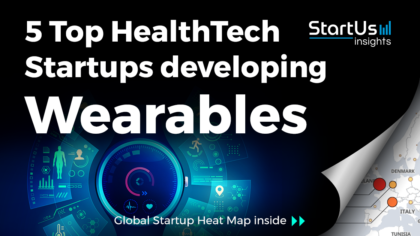 Discover 5 Top HealthTech Startups developing Wearables