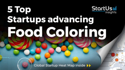 Discover 5 Top Startups advancing Food Coloring