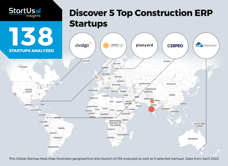 5 Top Construction ERP Startups | StartUs Insights