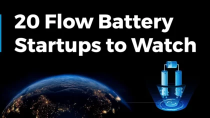 Discover 20 Flow Battery Startups to Watch (2025)